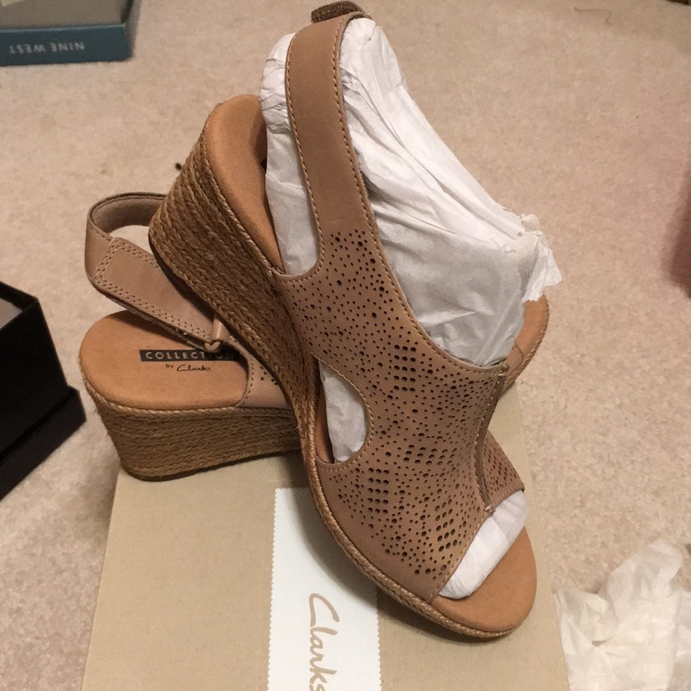 Clark’s leaflet Rosen sand wedge Sandle shoe